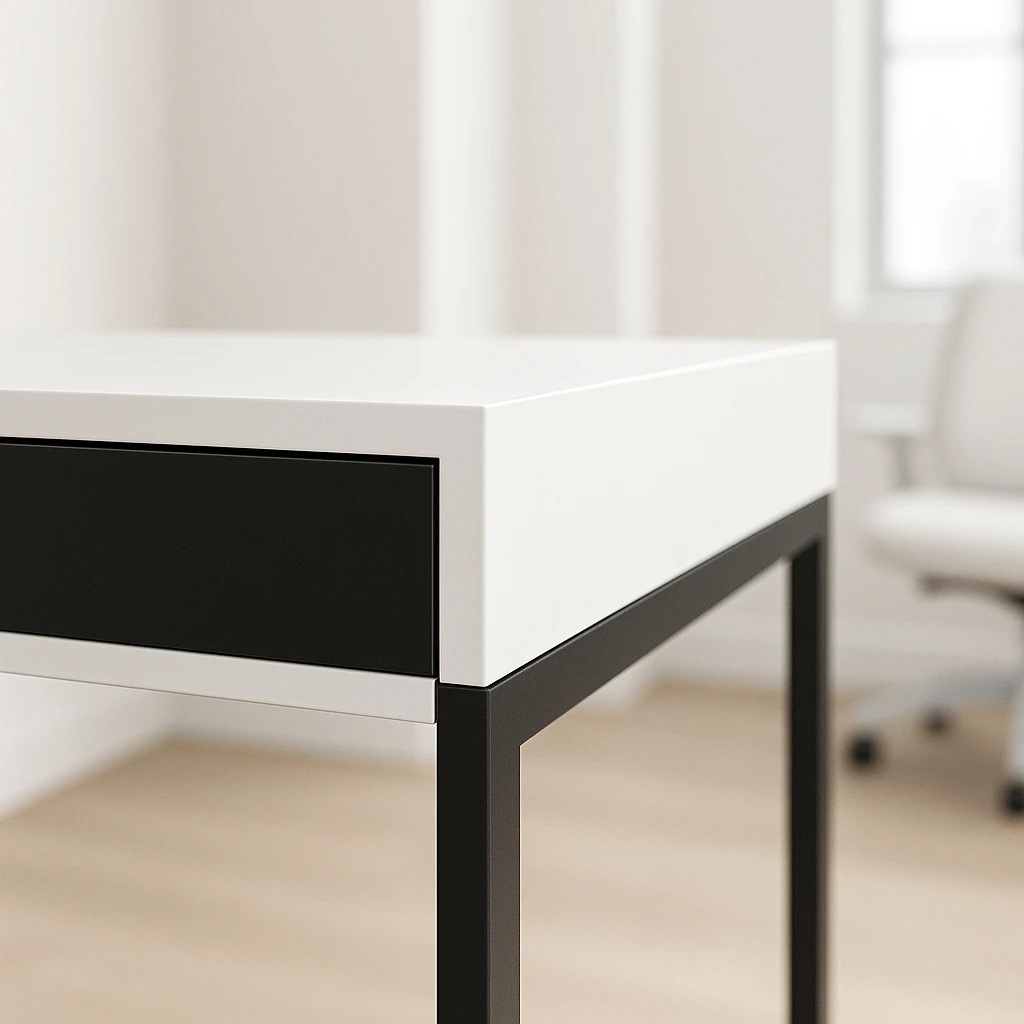 Customizable Desk Steel - Detail View